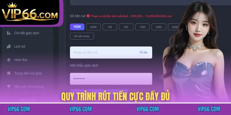 Quy trình rút tiền cực đầy đủ